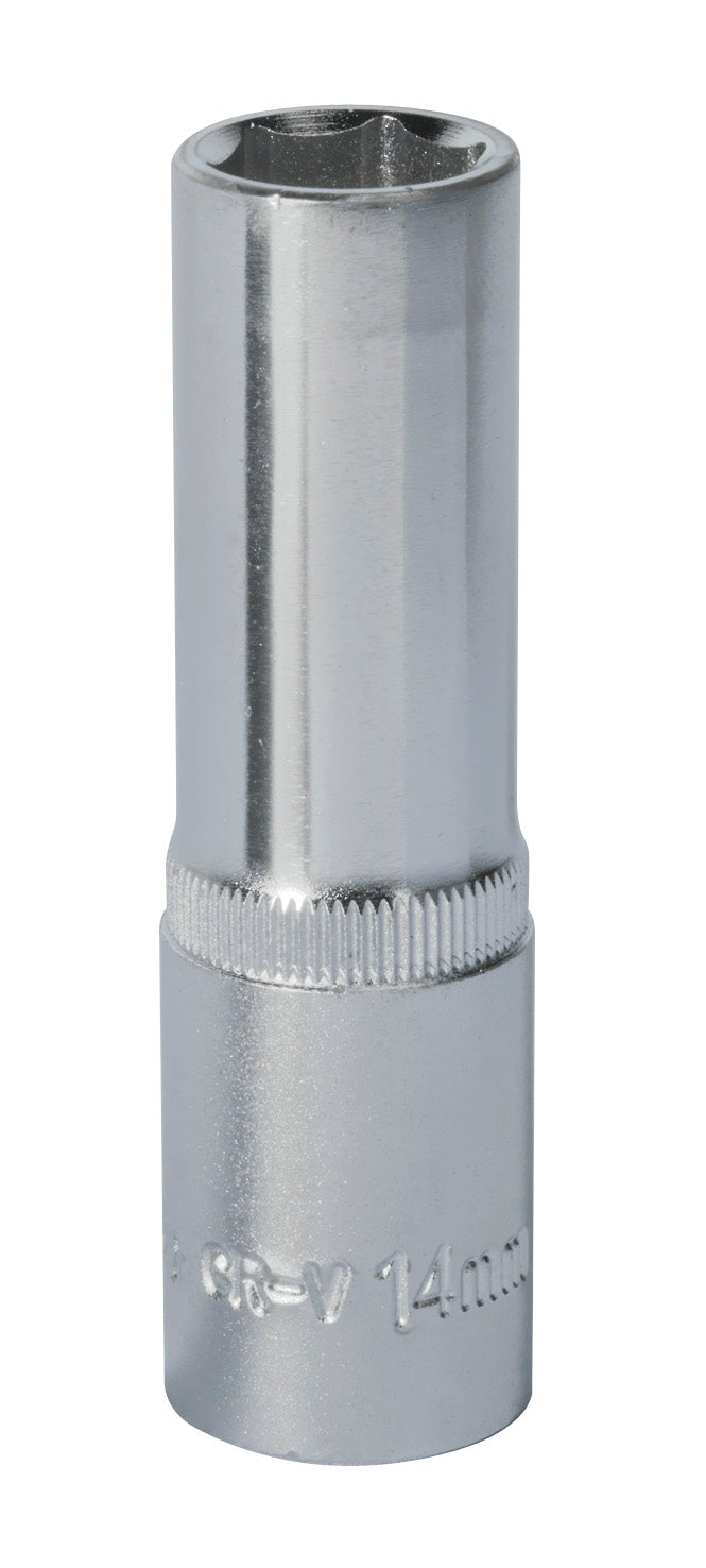 Sealey 14mm Deep Metric WallDrive Socket 1/2"Sq Drive Chrome S1214D