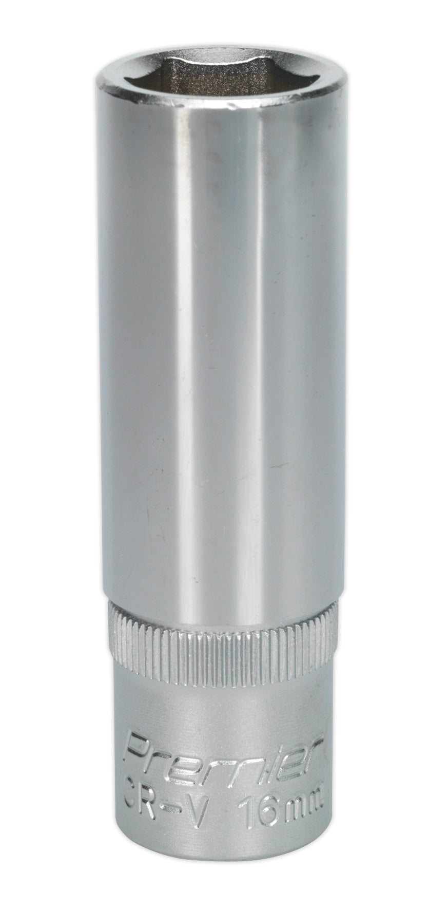 Sealey 16mm Deep Metric WallDrive Socket 1/2"Sq Drive Chrome S1216D