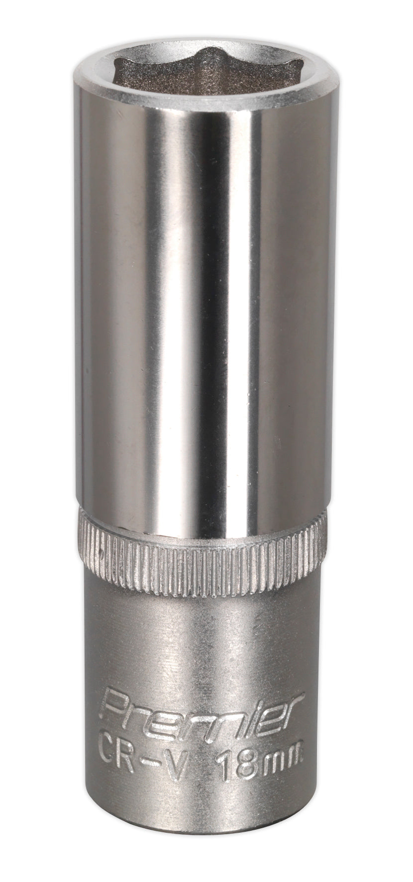 Sealey 18mm Deep Metric WallDrive Socket 1/2"Sq Drive Chrome S1218D