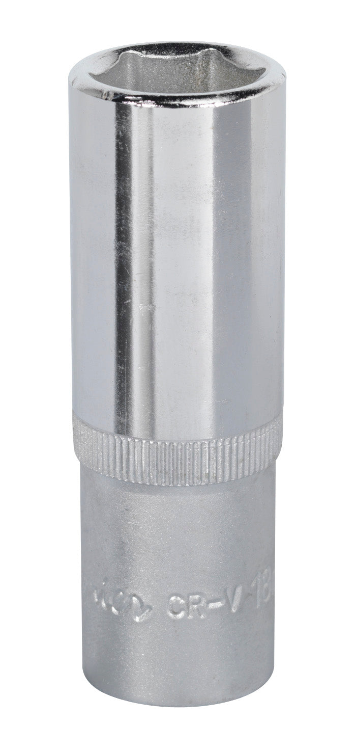Sealey 18mm Deep Metric WallDrive Socket 1/2"Sq Drive Chrome S1218D