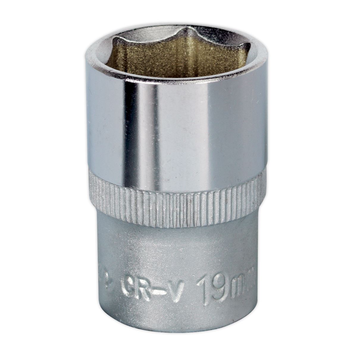 Sealey 19mm WallDrive Standard Length Chrome Socket 1/2"Sq Drive S1219
