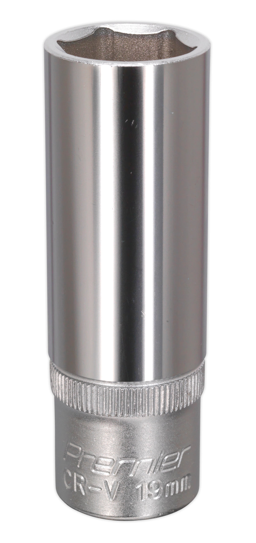 Sealey 19mm Deep Metric WallDrive Socket 1/2"Sq Drive Chrome S1219D