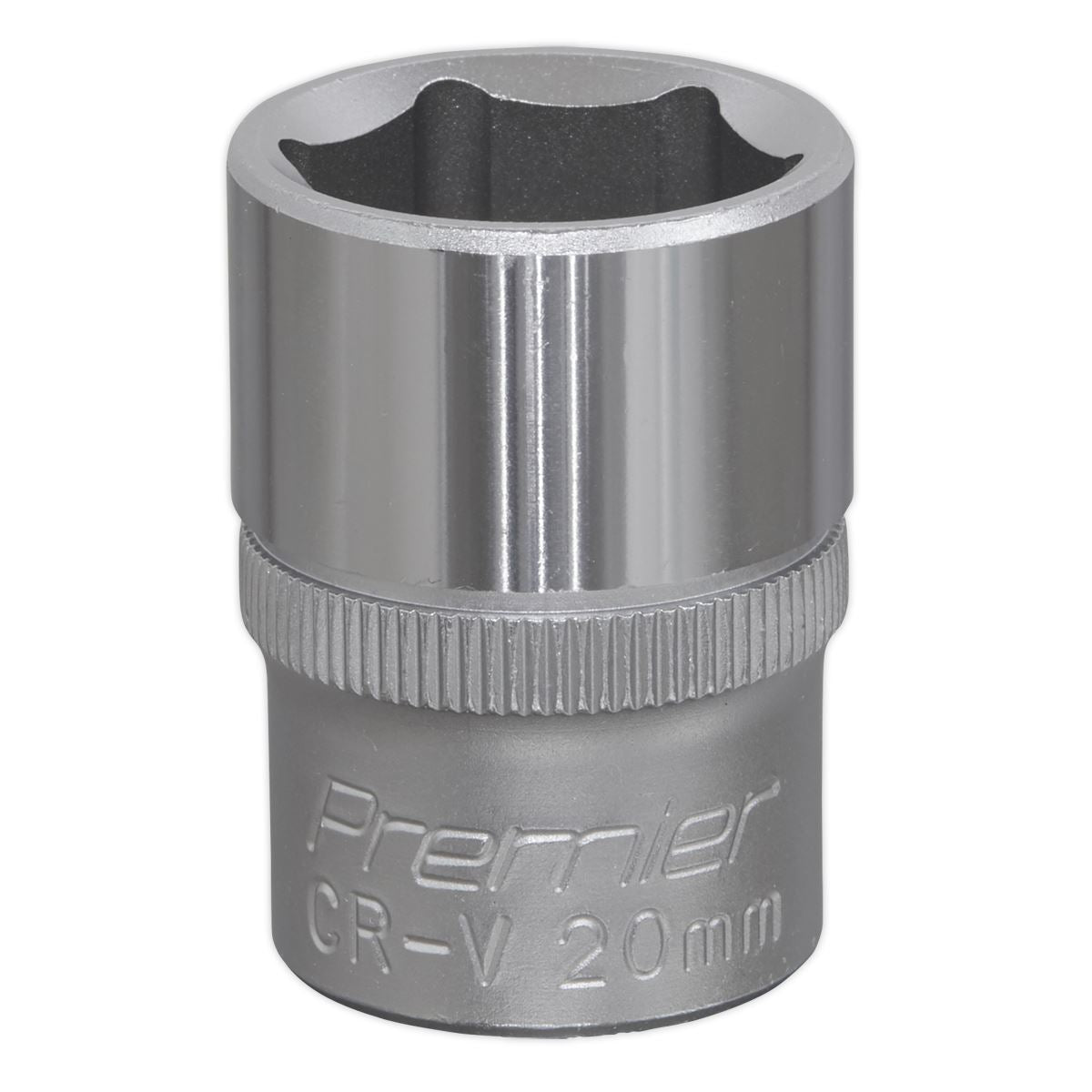 Sealey 20mm WallDrive Standard Length Chrome Socket 1/2"Sq Drive S1220