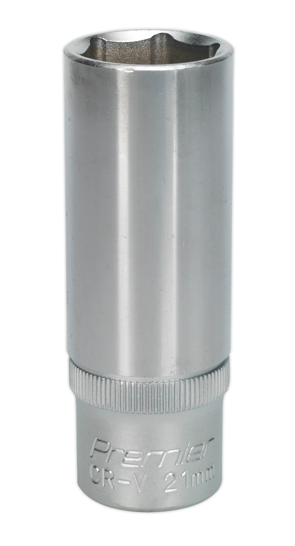 Sealey 21mm Deep Metric WallDrive Socket 1/2"Sq Drive Chrome S1221D