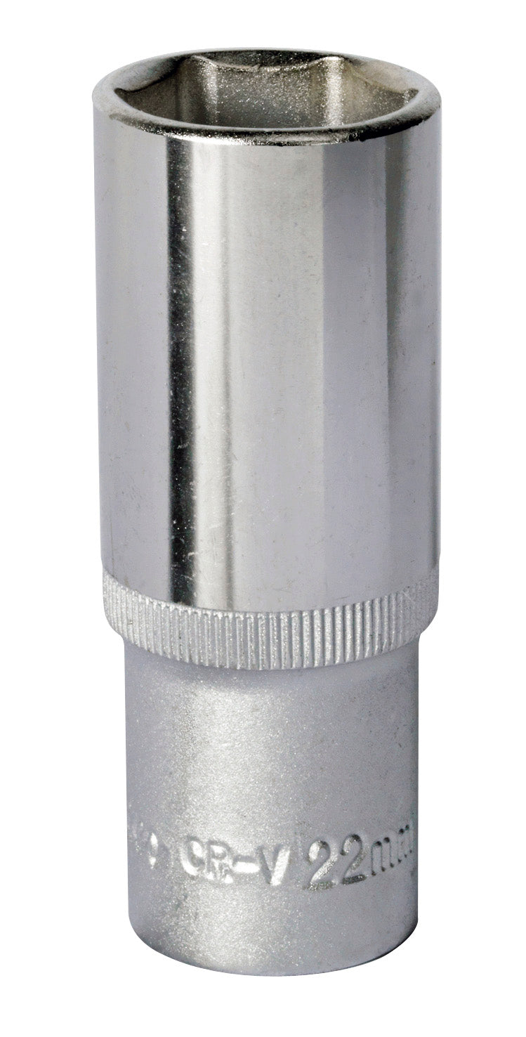 Sealey 22mm Deep Metric WallDrive Socket 1/2"Sq Drive Chrome S1222D