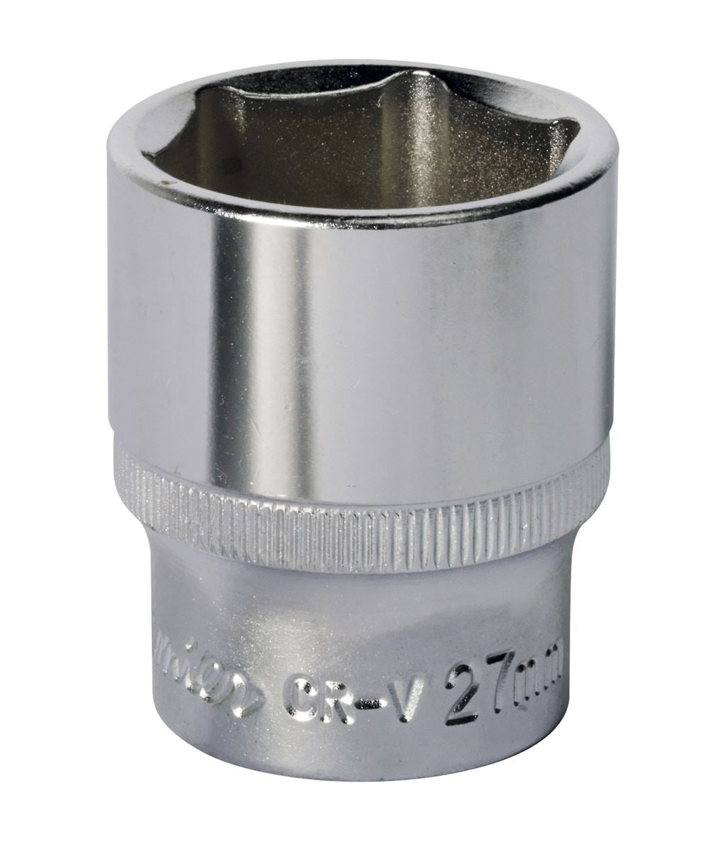 Sealey 27mm WallDrive Standard Length Chrome Socket 1/2"Sq Drive S1227