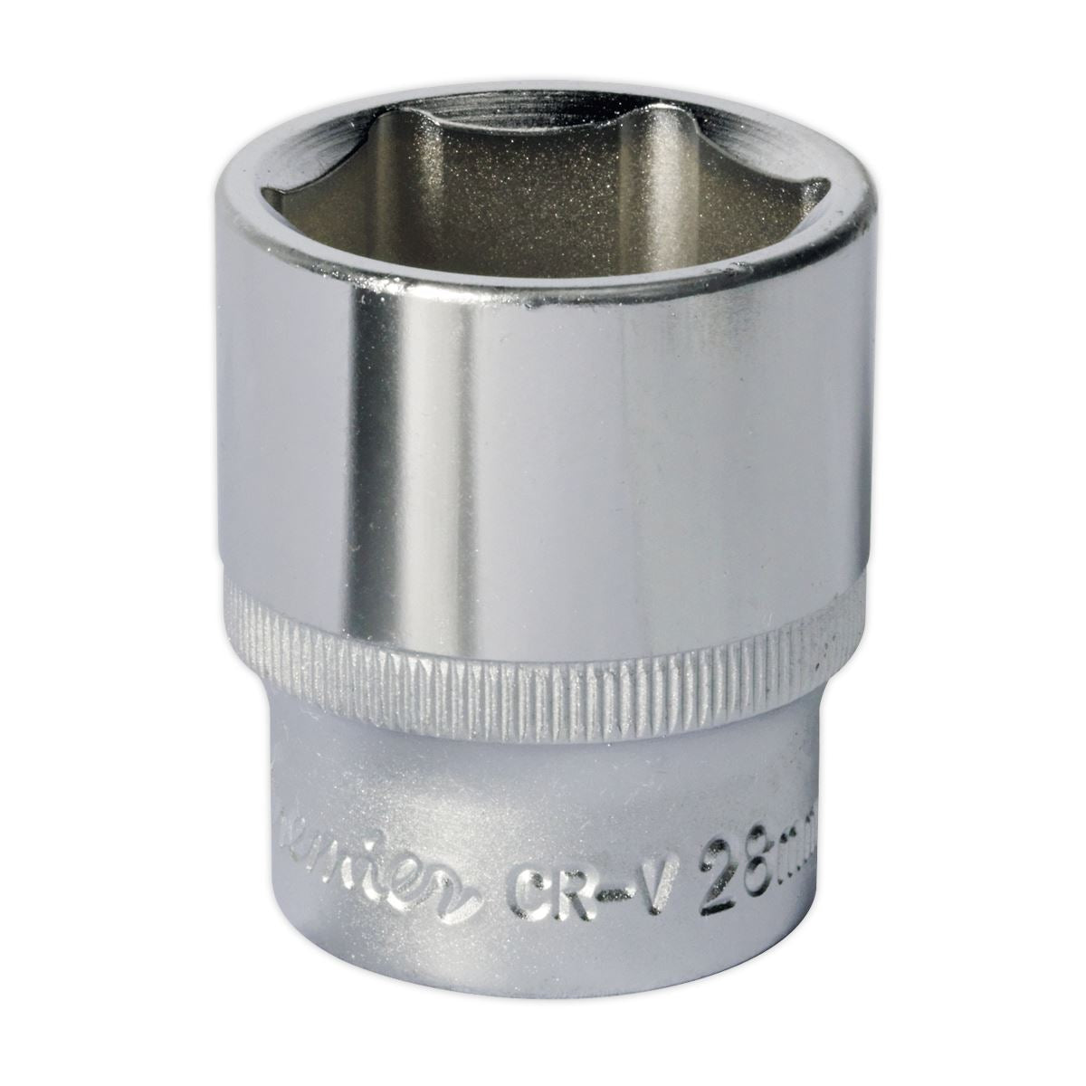 Sealey 28mm WallDrive Standard Length Chrome Socket 1/2"Sq Drive S1228