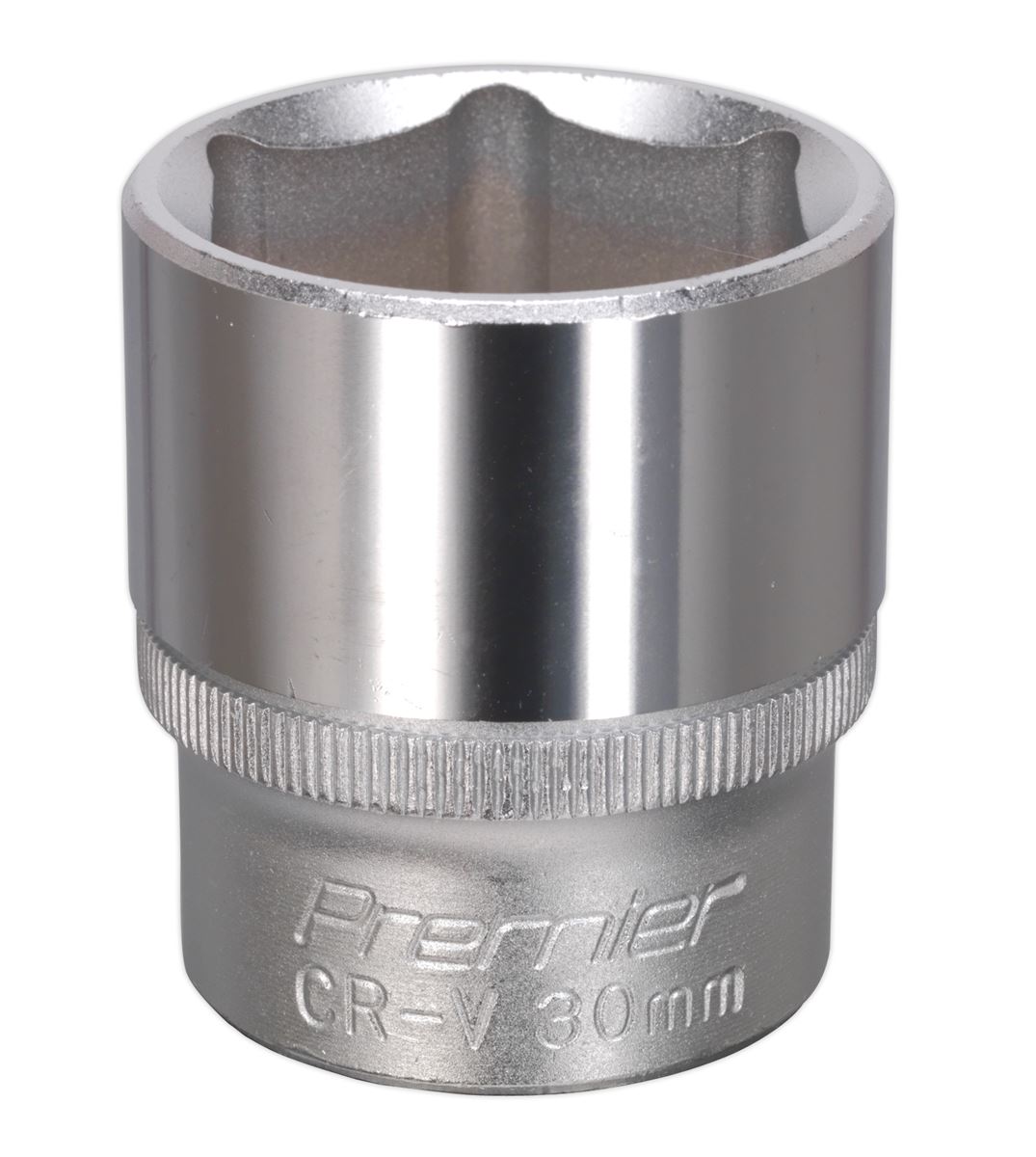 Sealey 30mm WallDrive Standard Length Chrome Socket 1/2"Sq Drive S1230
