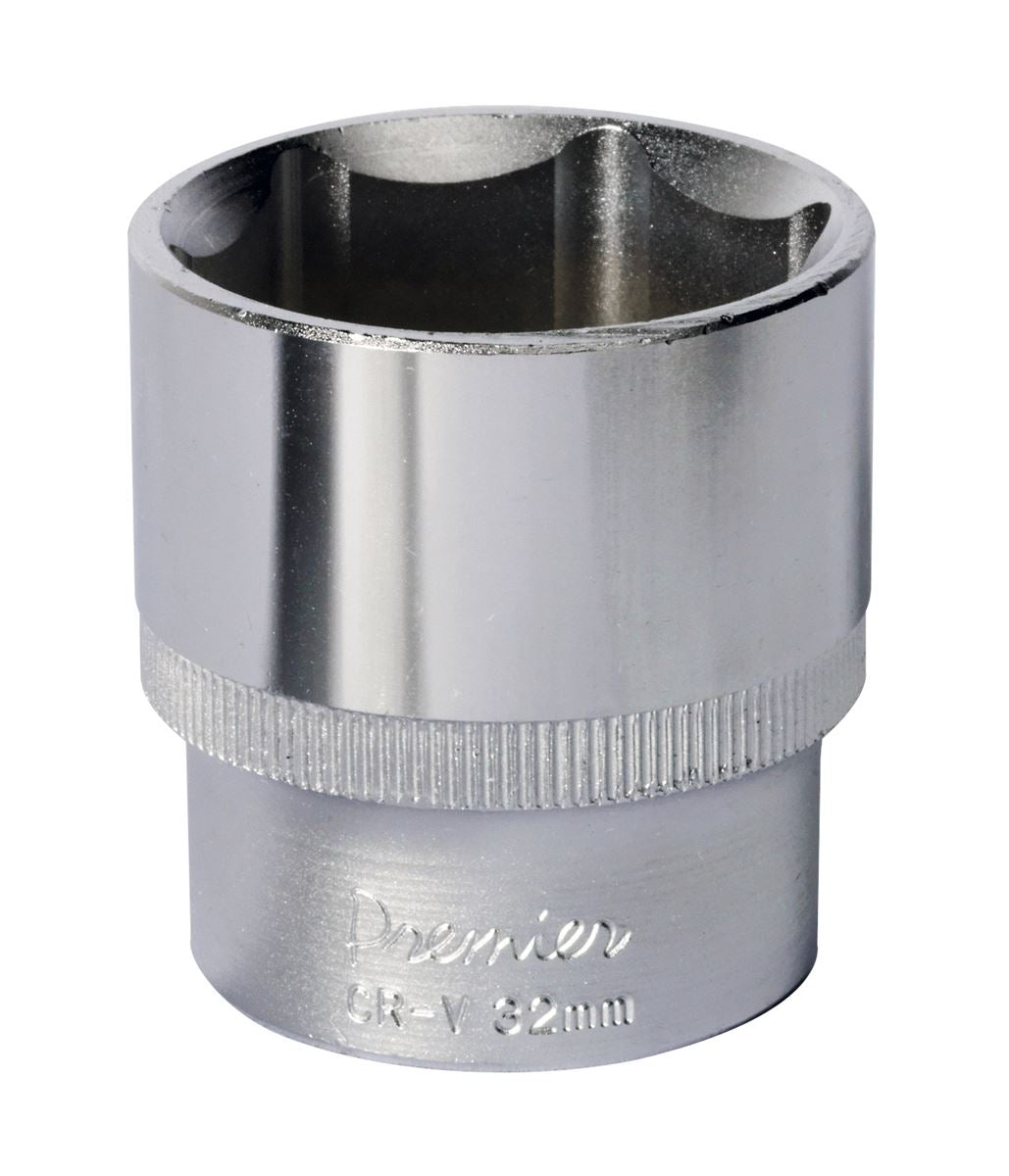 Sealey 32mm WallDrive Standard Length Chrome Socket 1/2"Sq Drive S1232
