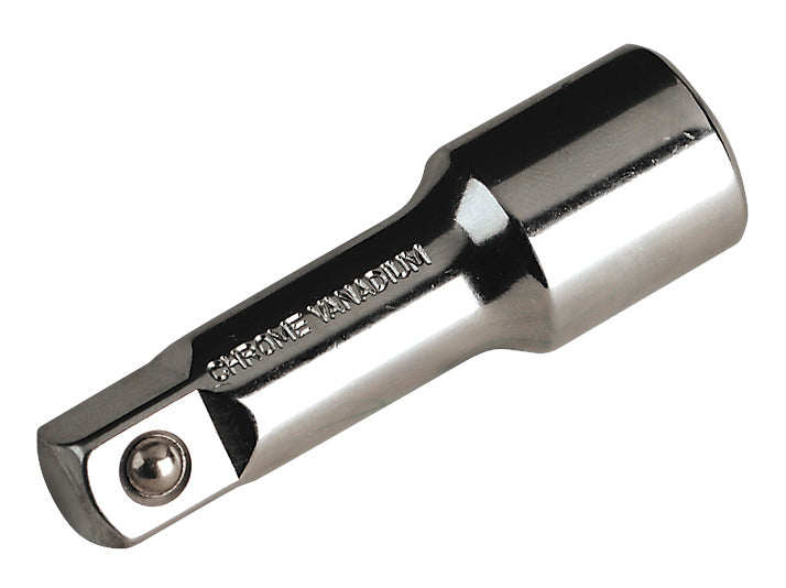 Sealey Extension Bar 75mm 1/2"Sq Drive Chrome Plated Mirror Finish S12E75