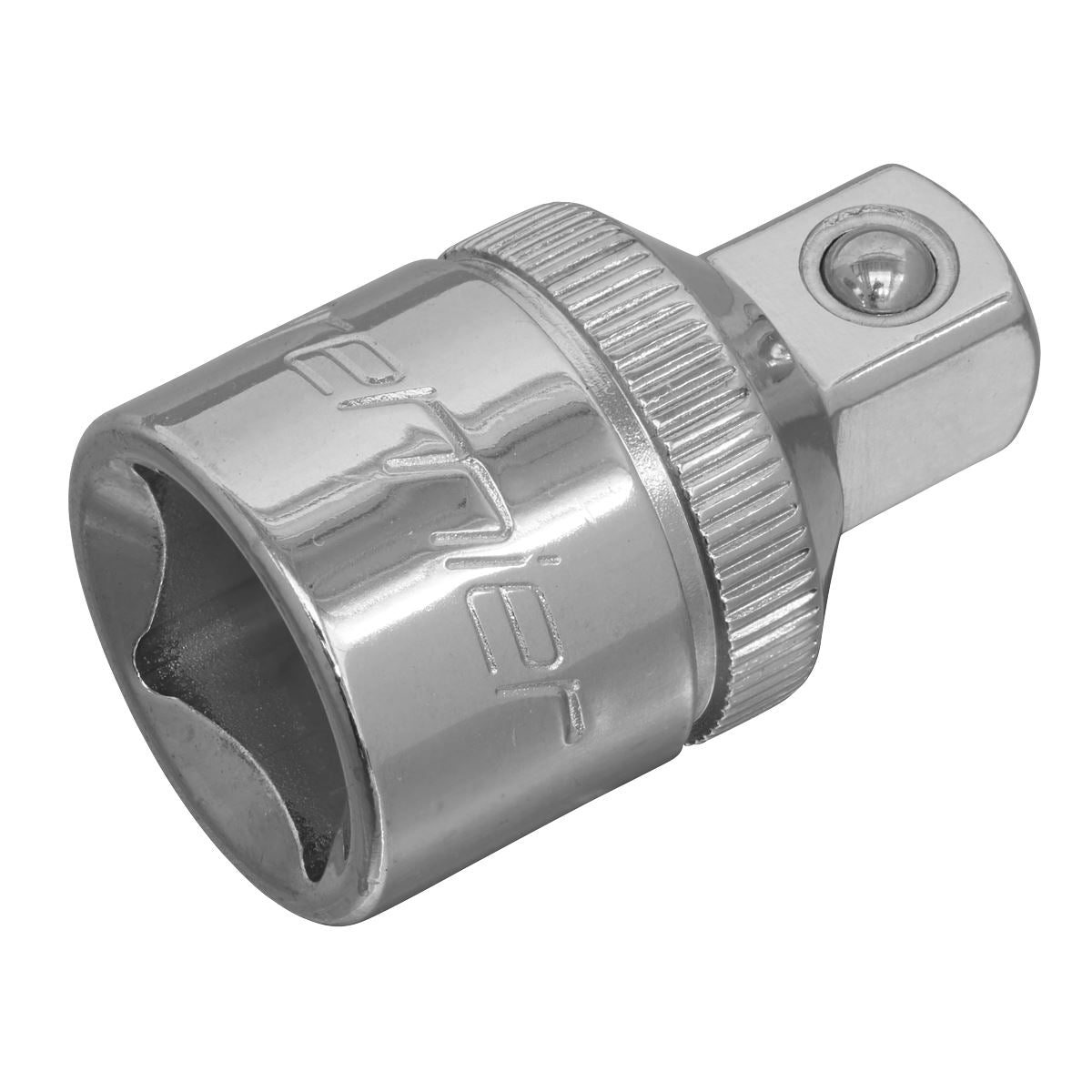 Sealey Adaptor 1/2"Sq Drive Female to 3/8"Sq Drive Male Chrome Plated S12F-38M