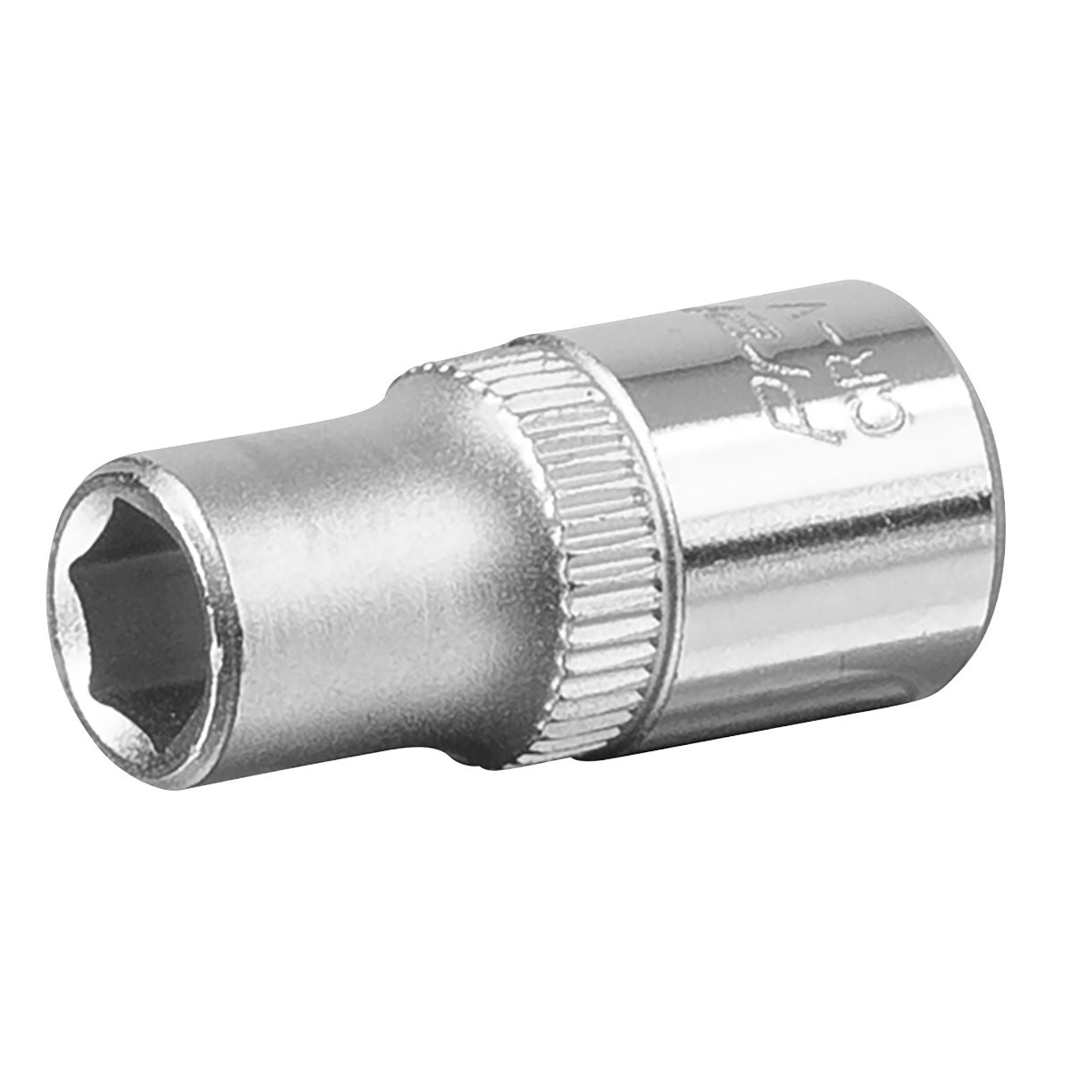 Sealey 6mm 1/4"D Metric WallDrive Chrome Socket Standard Length 6 Point S1406