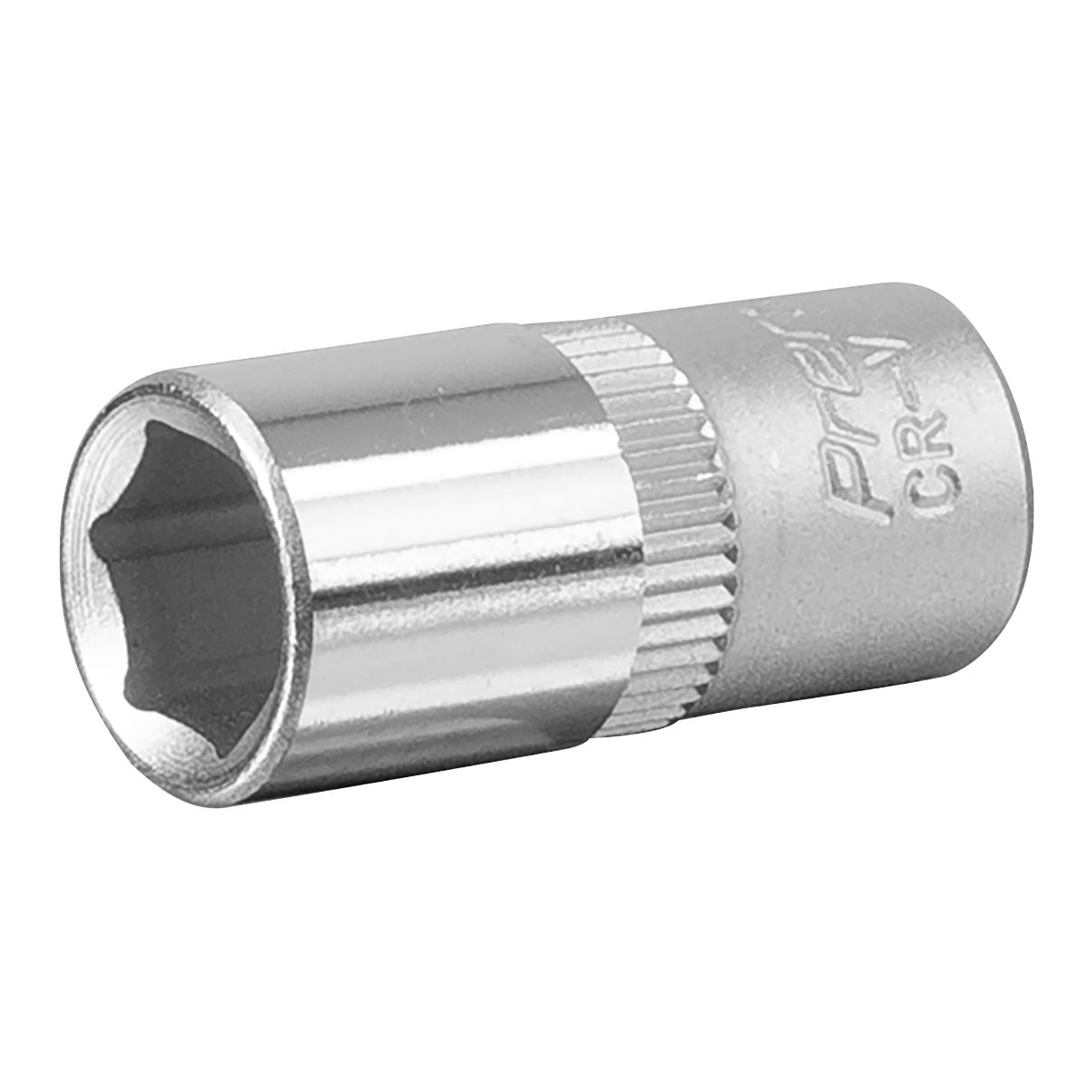 Sealey 8mm 1/4"D Metric WallDrive Chrome Socket Standard Length 6 Point S1408