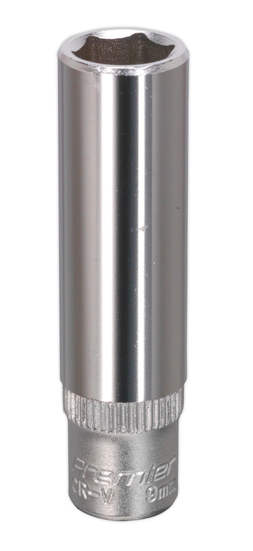 Sealey Metric Socket 9mm Deep 1/4"Sq Drive WallDrive S1409D