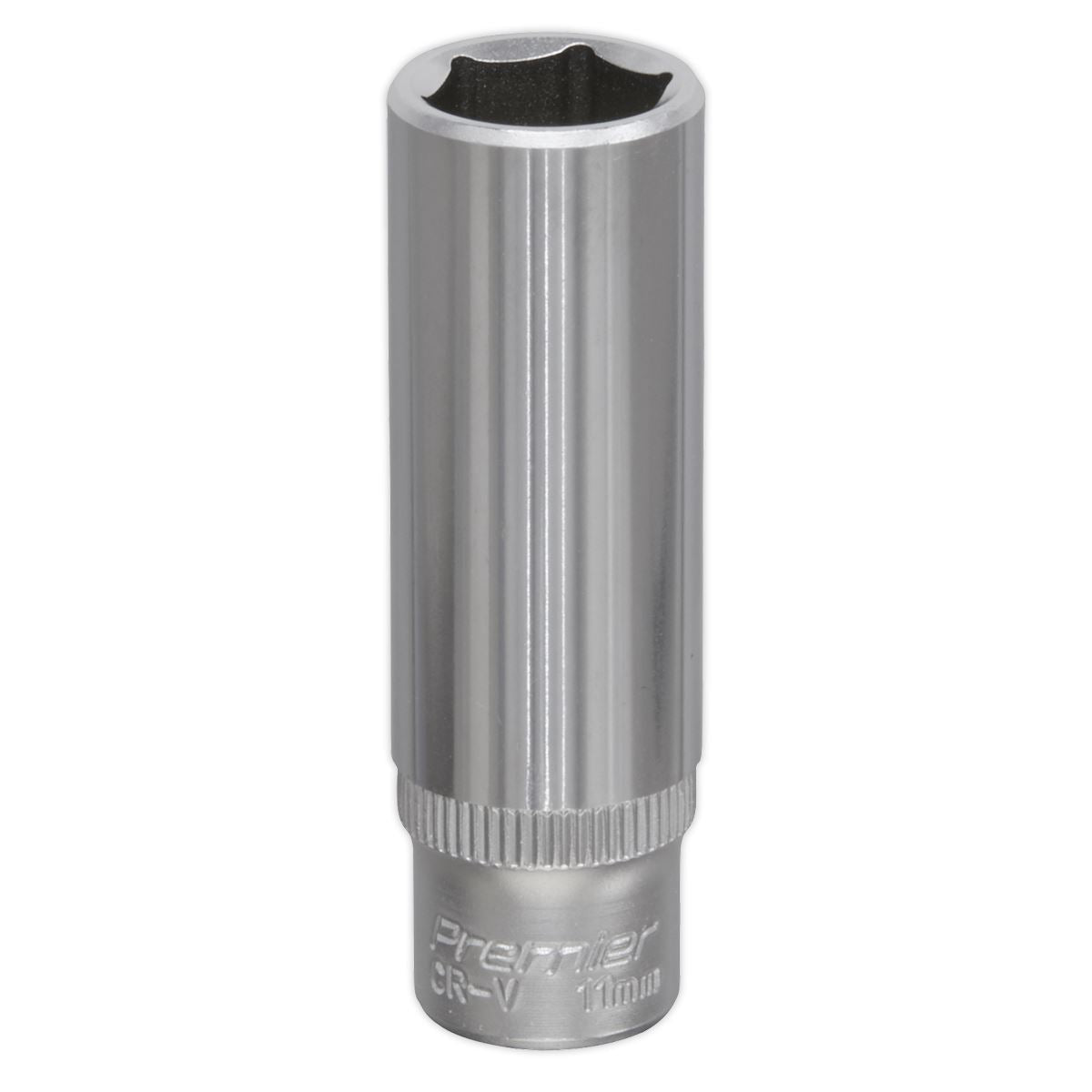 Sealey Metric Socket 11mm Deep 1/4"Sq Drive WallDrive S1411D