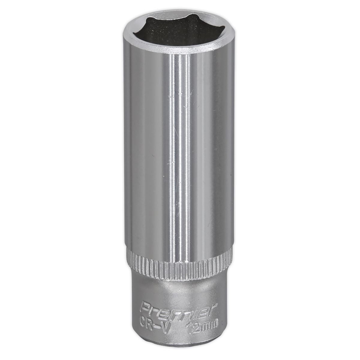 Sealey Metric Socket 12mm Deep 1/4"Sq Drive WallDrive S1412D