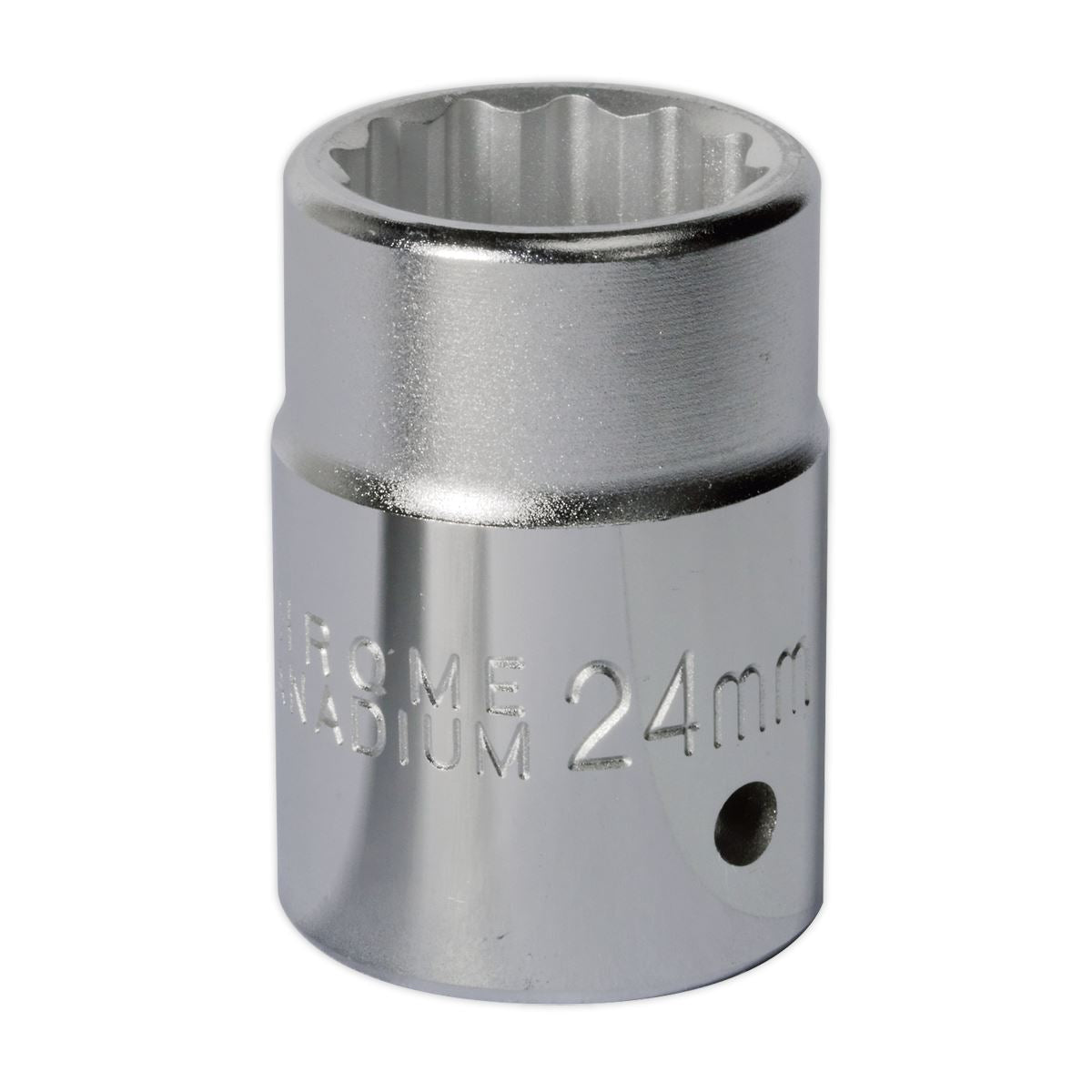 Sealey 24mm 3/4"Sq Drive Standard WallDrive Socket 12pt Chrome S34/24