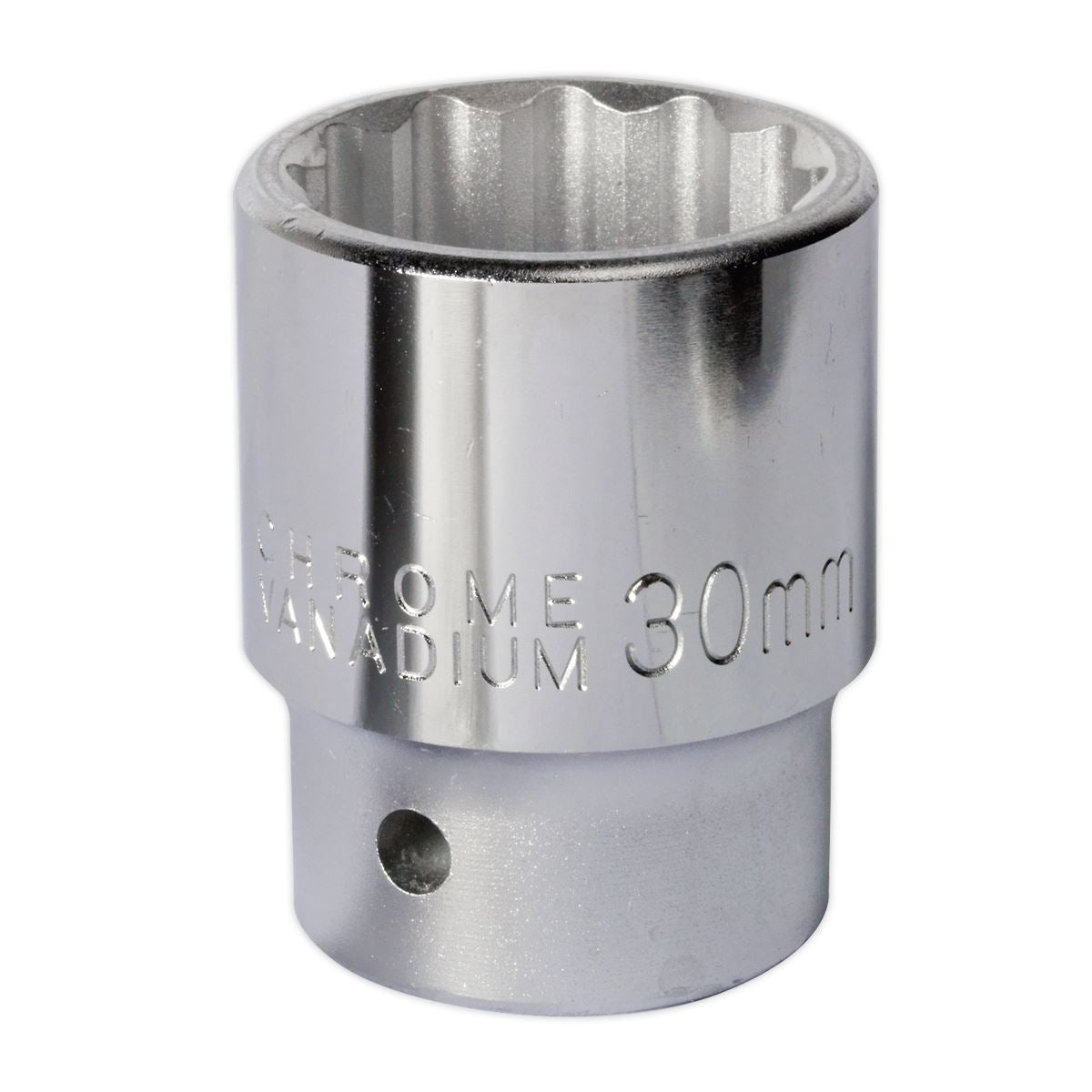 Sealey 30mm 3/4"Sq Drive Standard WallDrive Socket 12pt Chrome S34/30