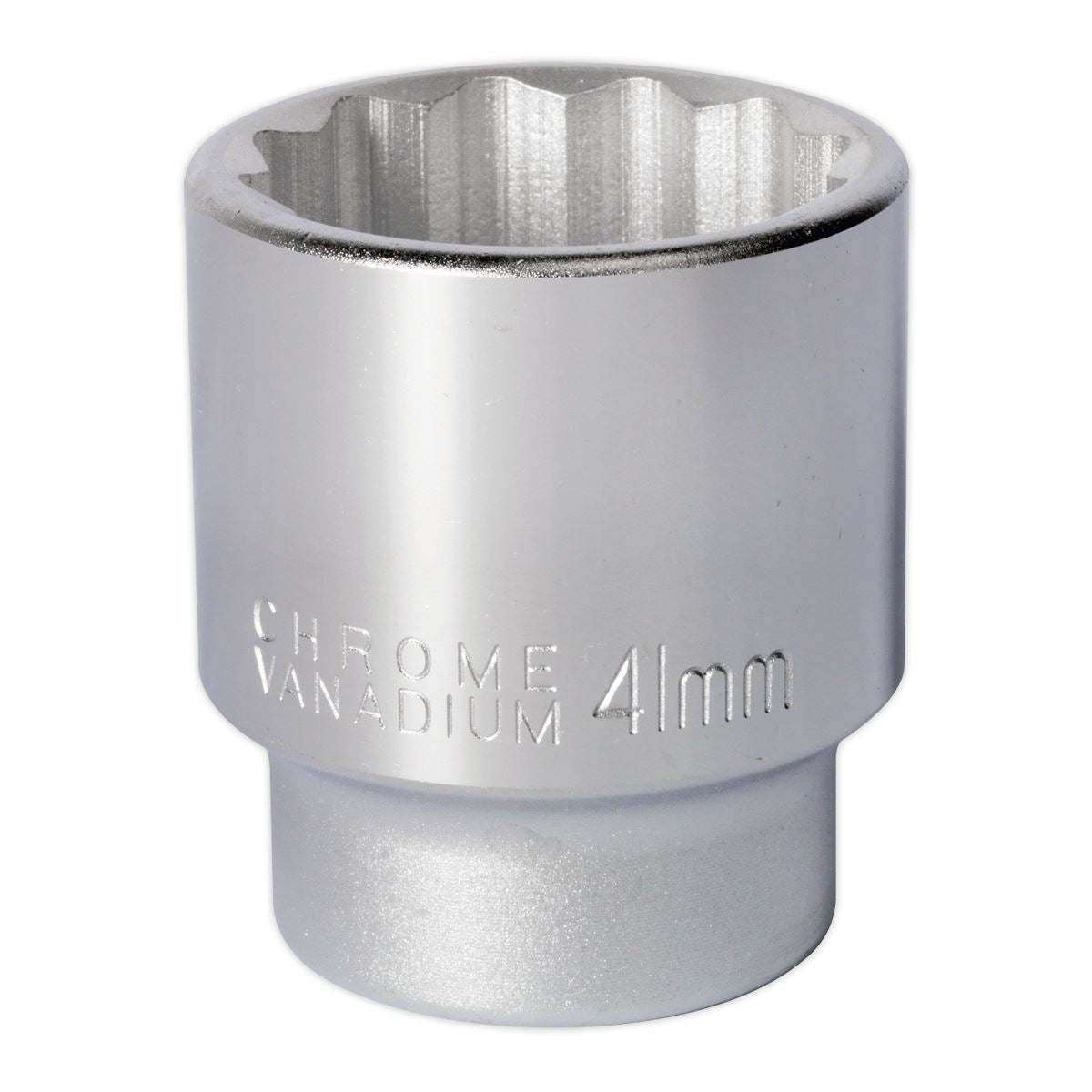 Sealey 41mm 3/4"Sq Drive Standard WallDrive Socket 12pt Chrome S34/41