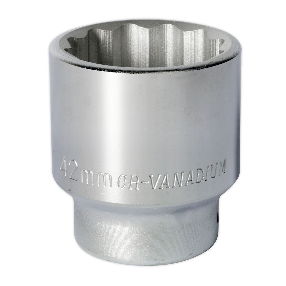 Sealey 42mm 3/4"Sq Drive Standard WallDrive Socket 12pt Chrome S34/42