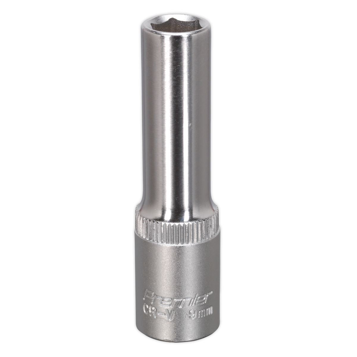 Sealey 9mm Deep 3/8"Sq Drive WallDrive Socket Chrome Hardened Tempered S3809D