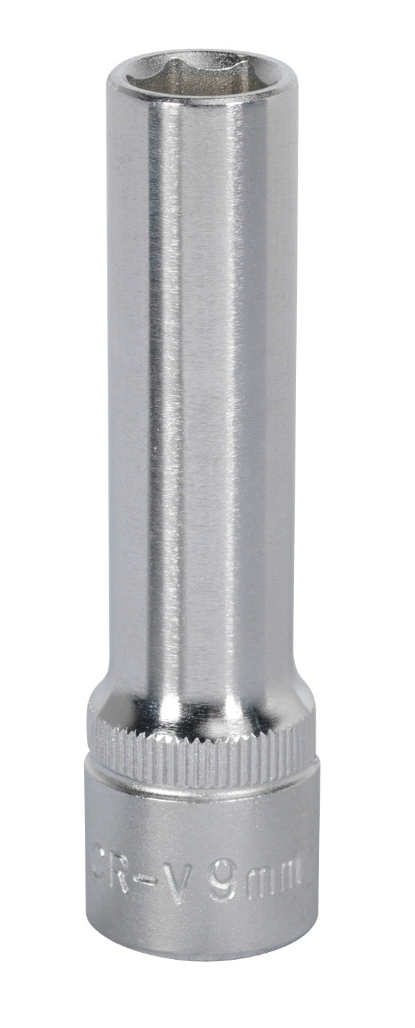 Sealey 9mm Deep 3/8"Sq Drive WallDrive Socket Chrome Hardened Tempered S3809D