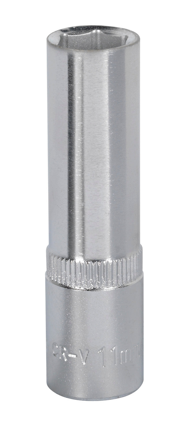 Sealey 11mm Deep 3/8"Sq Drive WallDrive Socket Chrome Hardened Tempered S3811D