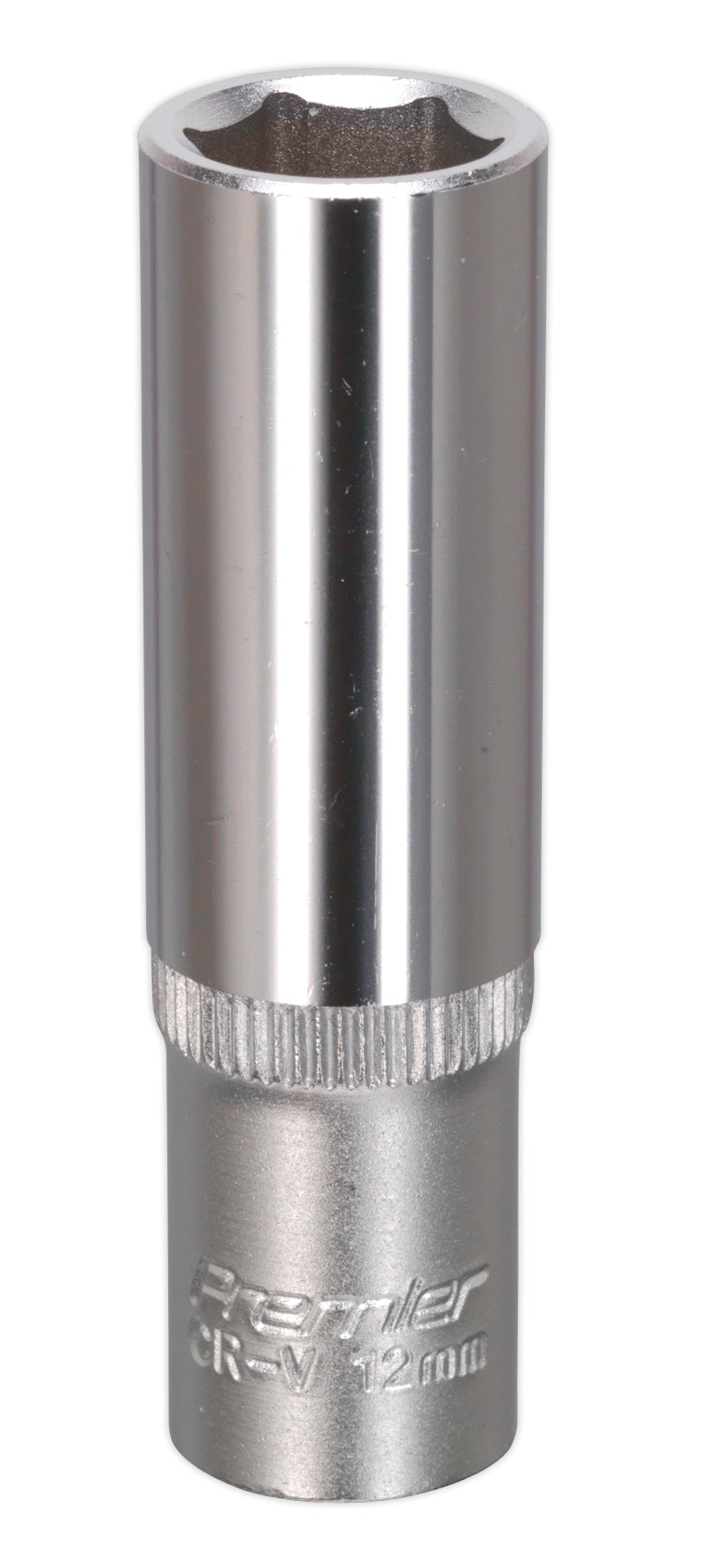 Sealey 12mm Deep 3/8"Sq Drive WallDrive Socket Chrome Hardened Tempered S3812D