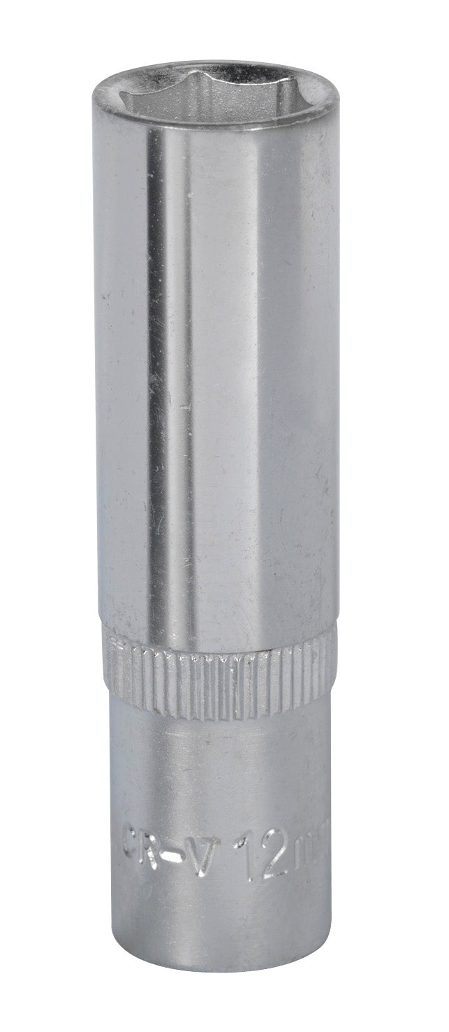 Sealey 12mm Deep 3/8"Sq Drive WallDrive Socket Chrome Hardened Tempered S3812D