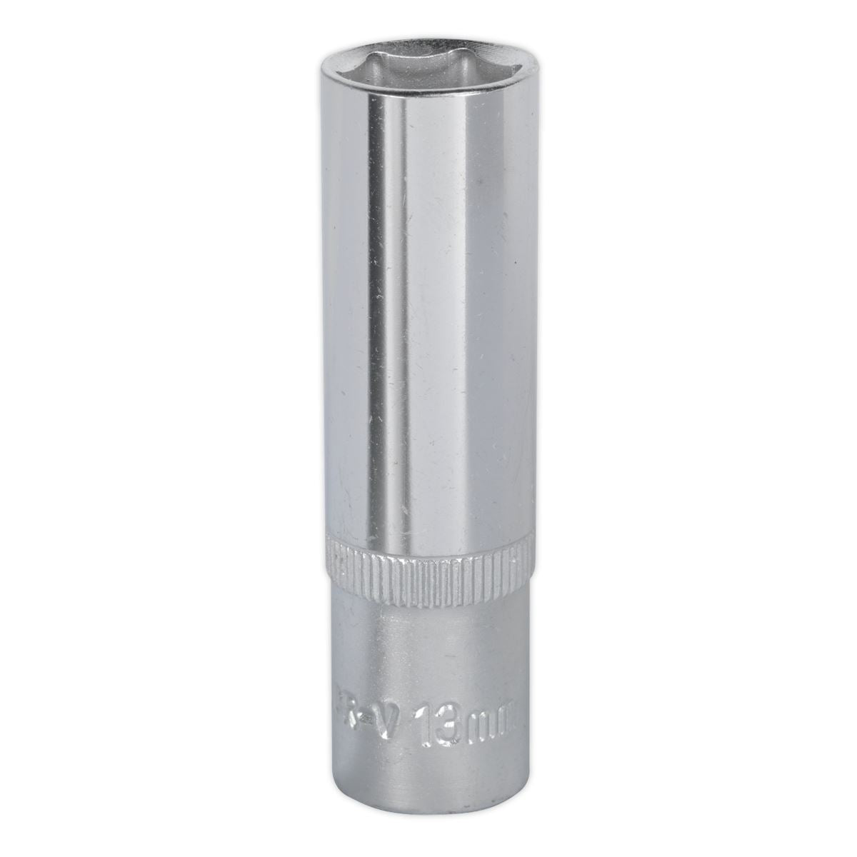 Sealey 13mm Deep 3/8"Sq Drive WallDrive Socket Chrome Hardened Tempered S3813D