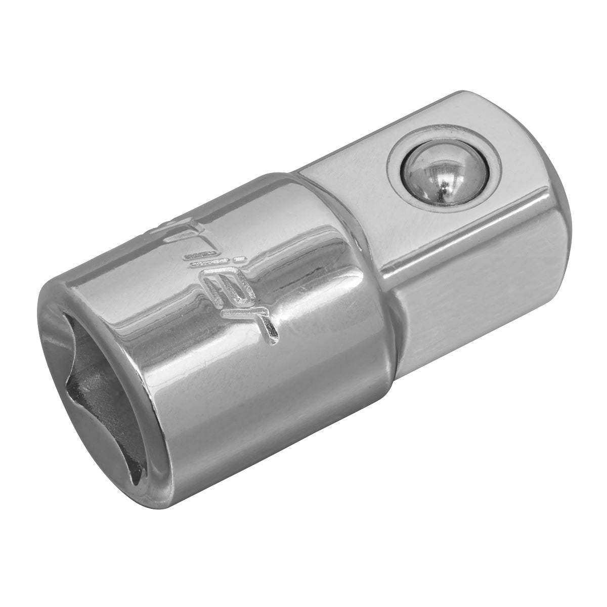 Sealey Adaptor 3/8"Sq Drive Female to 1/2"Sq Drive Male Chrome Plated S38F-12M