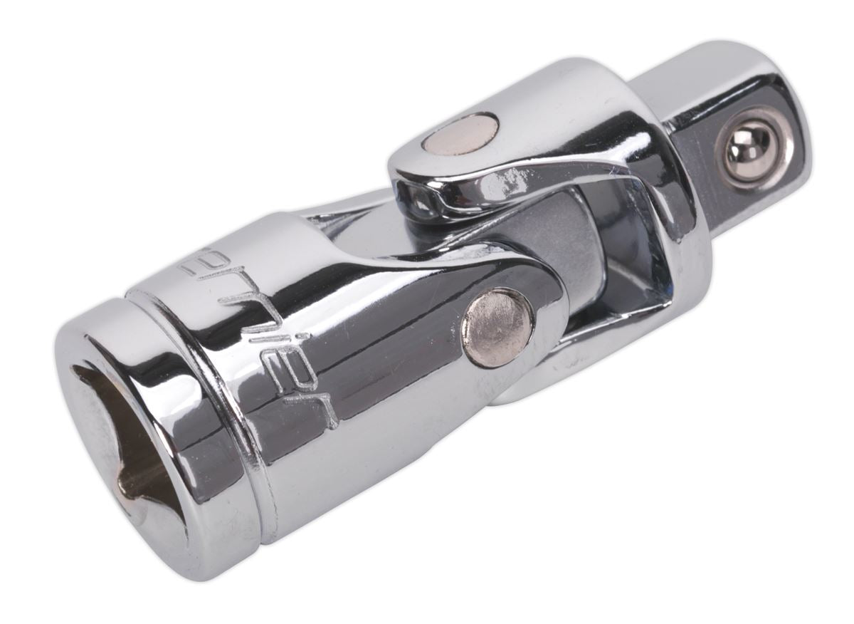 Sealey Universal Joint 3/8"Sq Drive Hardened And Tempered Polished Chrome S38UJ