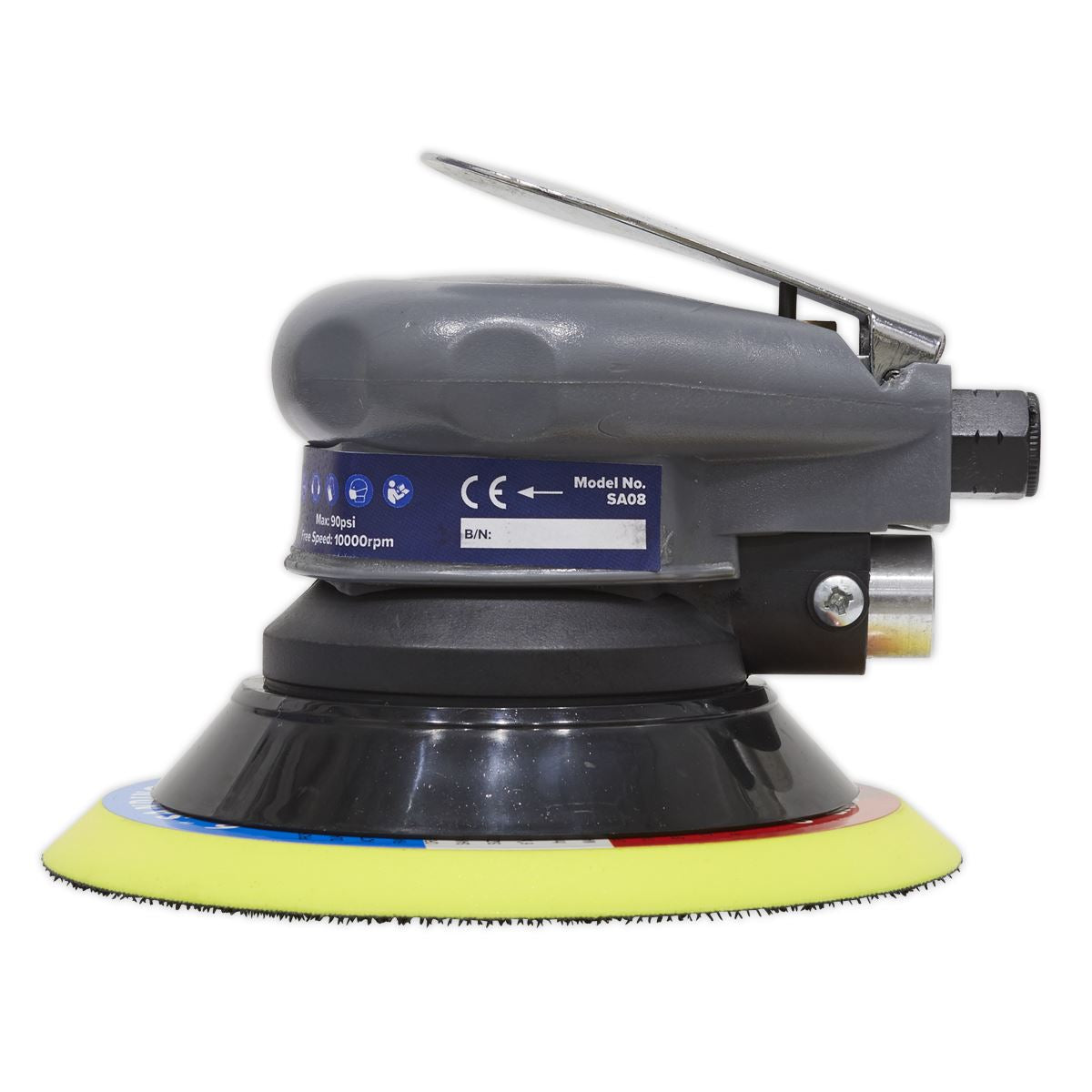 Sealey Air Palm Orbital Sander �150mm SA08