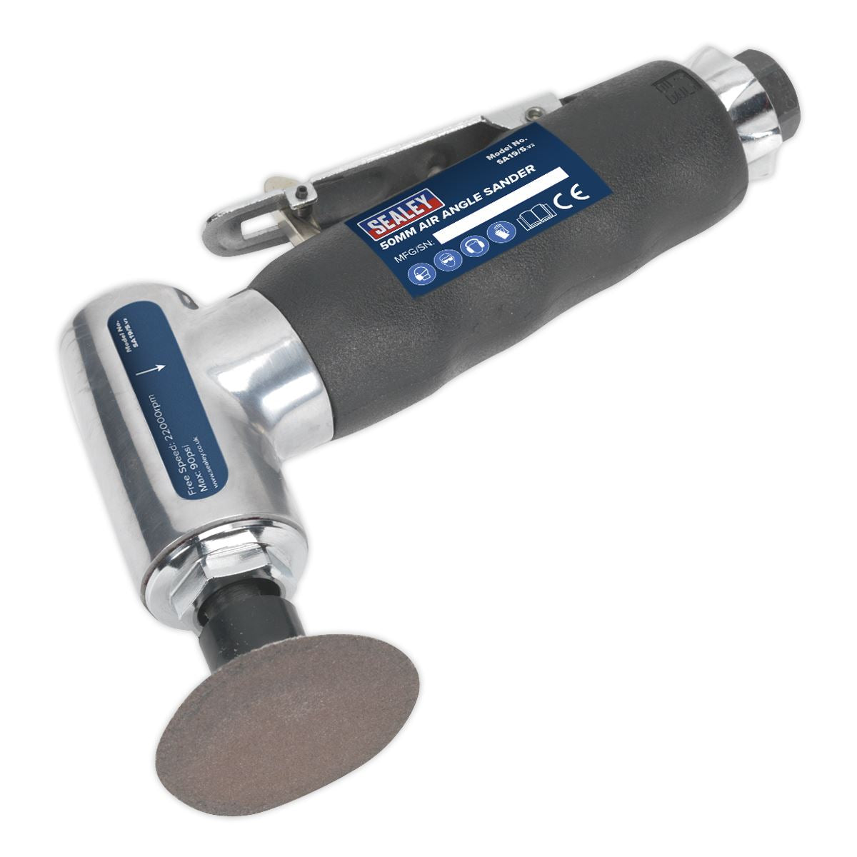 Sealey Air Angle Sander �50mm SA19/S