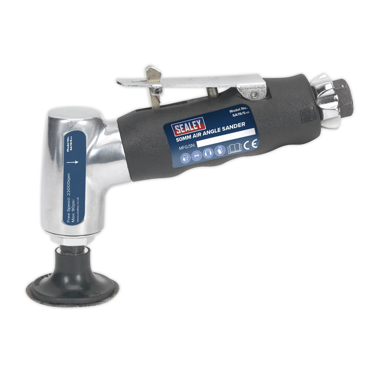 Sealey Air Angle Sander �50mm SA19/S