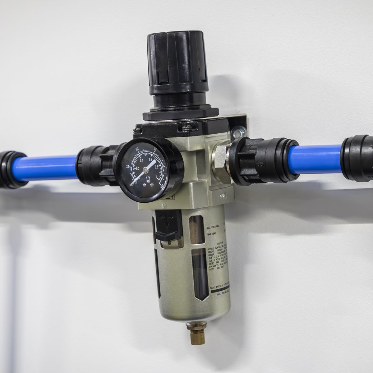 Sealey Air Filter Regulator Auto Drain Max Airflow 140cfm SA206FRAD