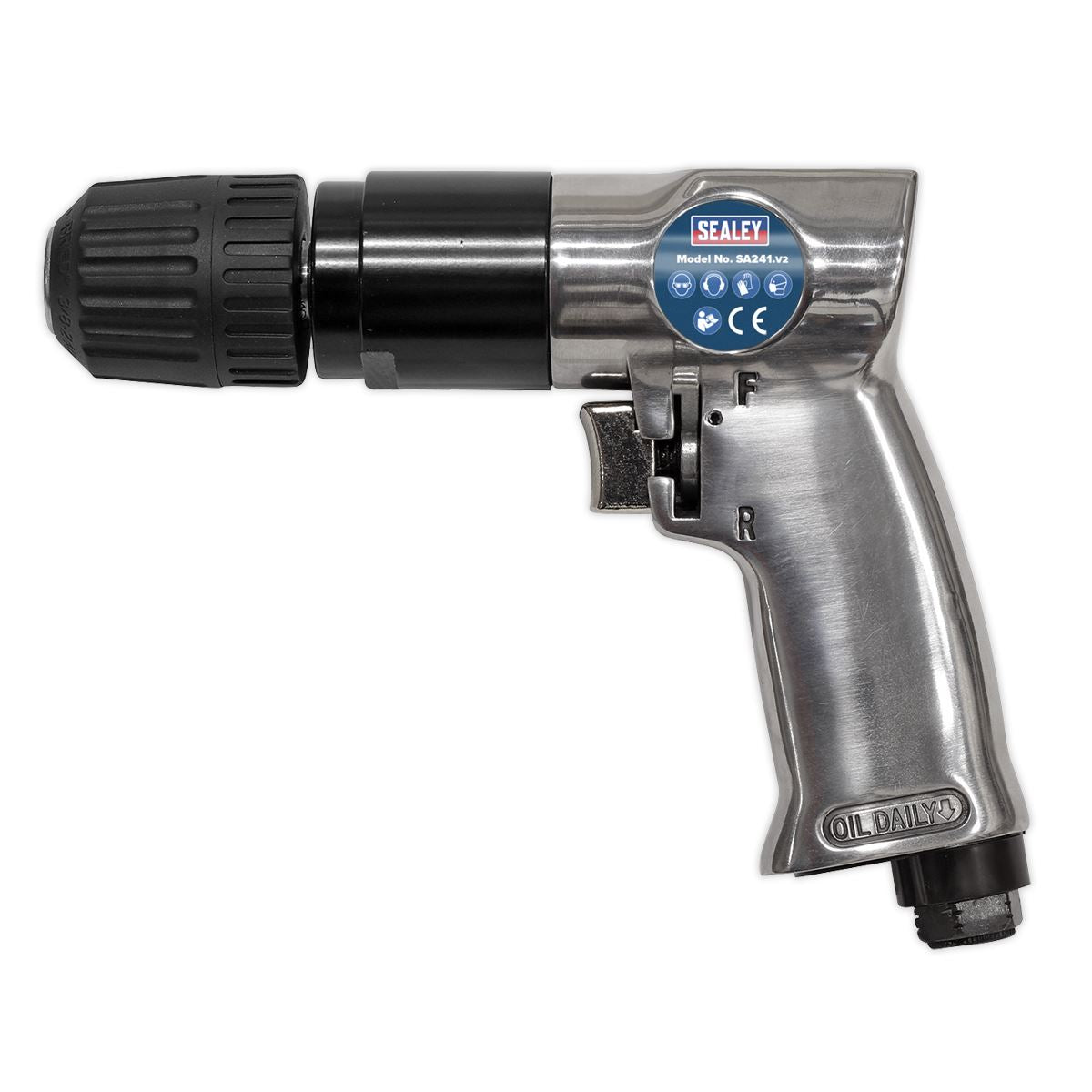 Sealey Air Drill �10mm Reversible with Keyless Chuck SA241