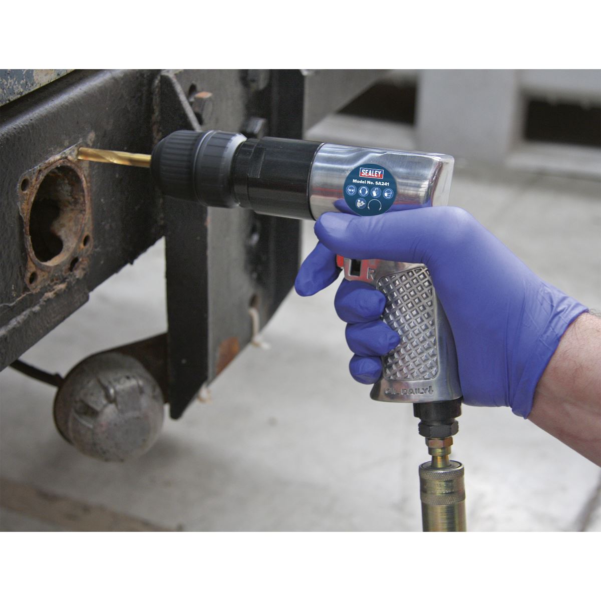 Sealey Air Drill �10mm Reversible with Keyless Chuck SA241