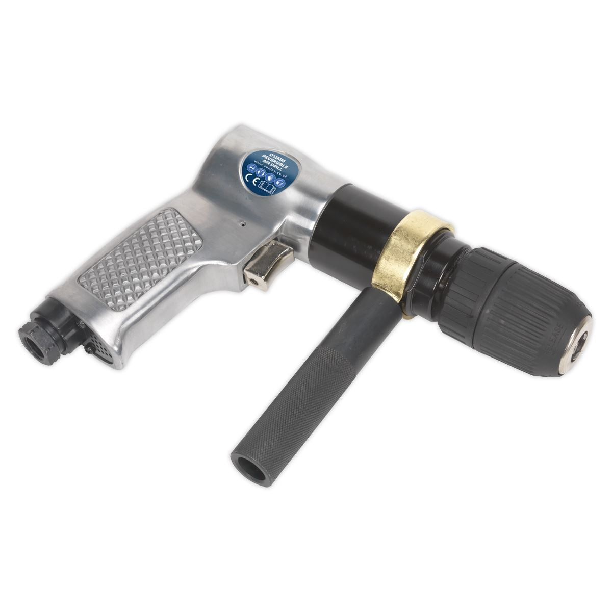 Sealey Air Drill �13mm 700rpm Reversible Keyless Chuck SA27
