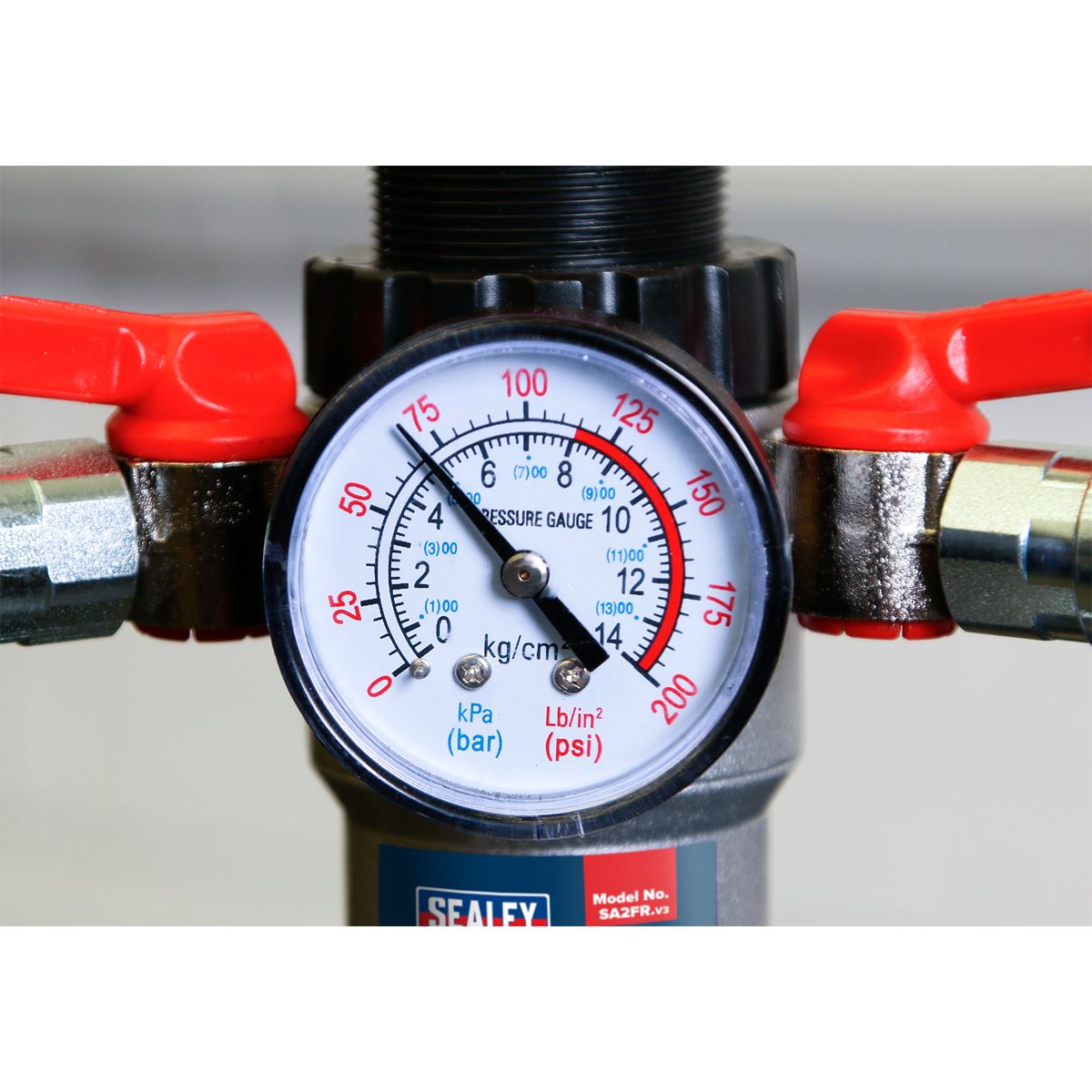 Sealey Air Filter Regulator Heavy Duty Max Airflow 76cfm SA2FR