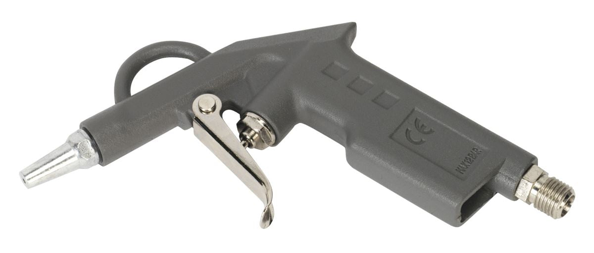 Sealey Air Blow Gun With 1/4BSP Air Inlet Pistol Grip Die Cast Metal Body SA334