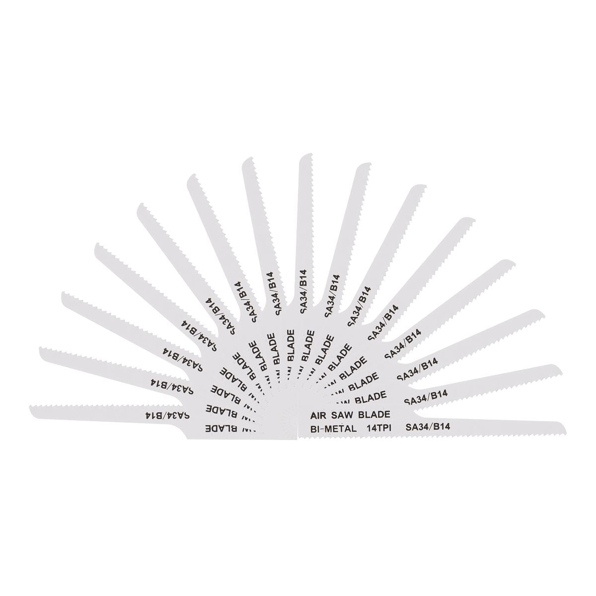 Sealey Air Saw Blade 14tpi - Pack of 15 SA34/B1415