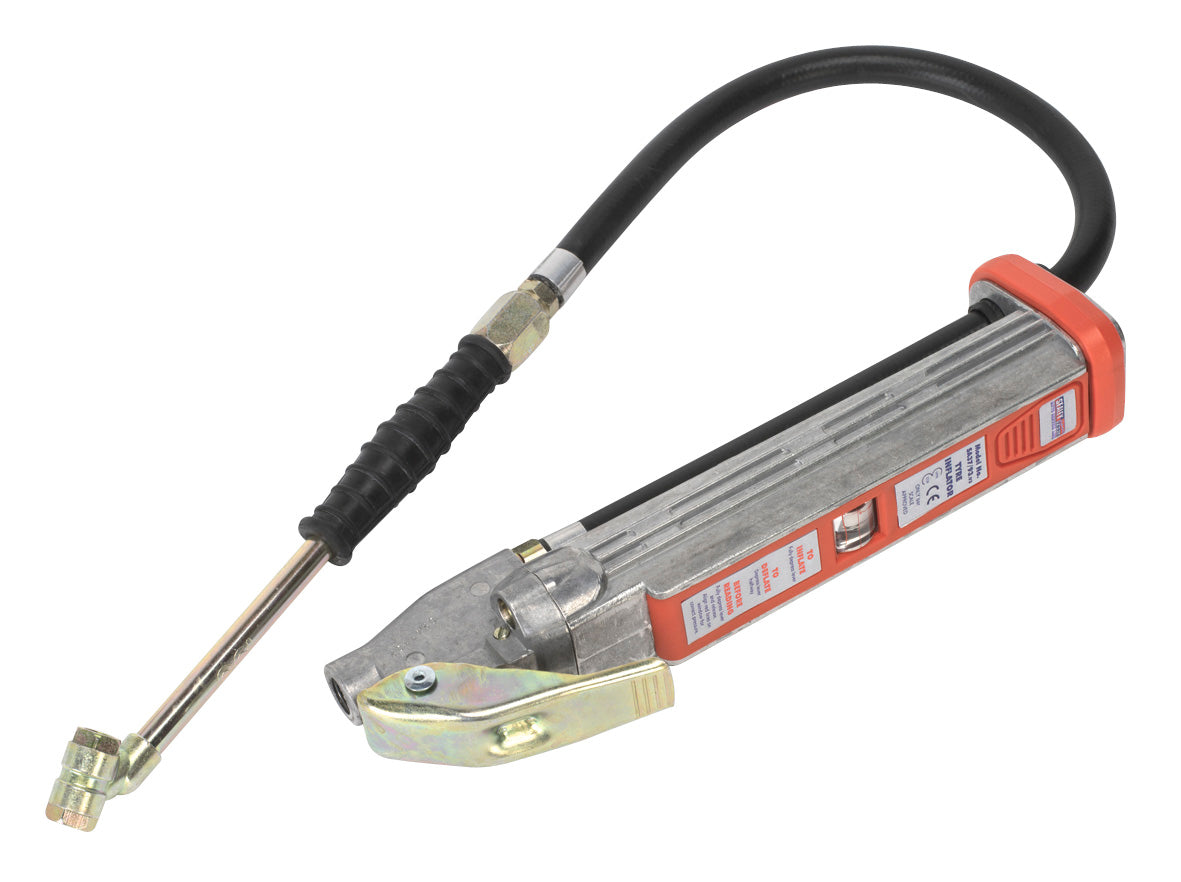 Sealey Professional Tyre Inflator with Twin Push-On Connector SA37/93