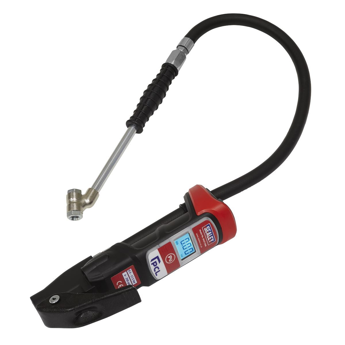 Sealey Premier Anodised Digital Tyre Inflator with Twin Push-On Connector SA37/96B