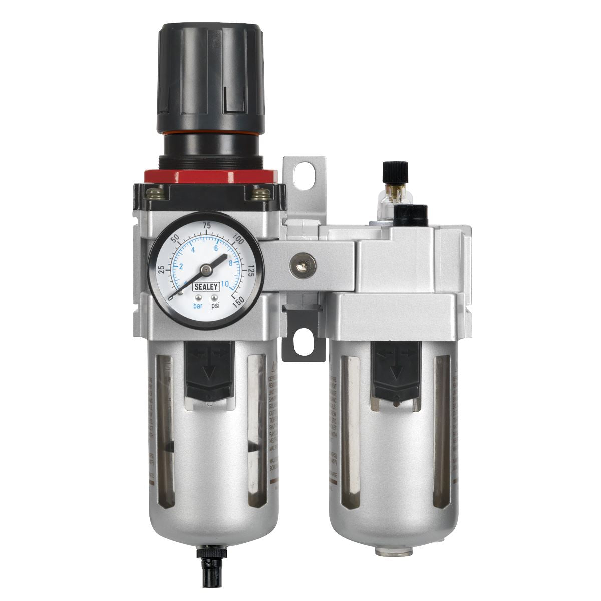 Sealey Air Filter Regulator Lubricator High Flow 99cfm SA4001