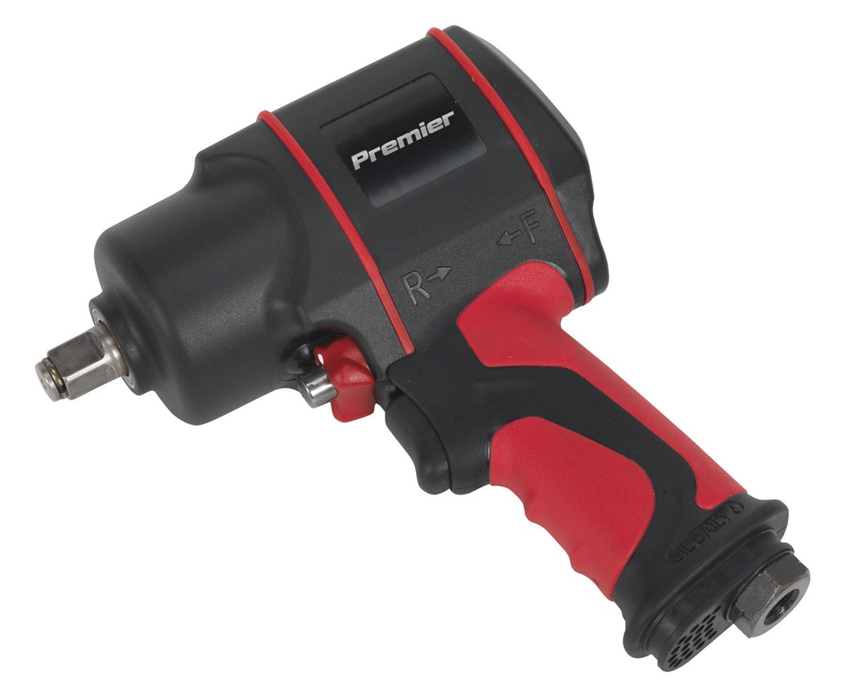 Sealey Air Impact Wrench 1/2"D Twin Hammer Torque 1400lb.ft 1900Nm SA6002
