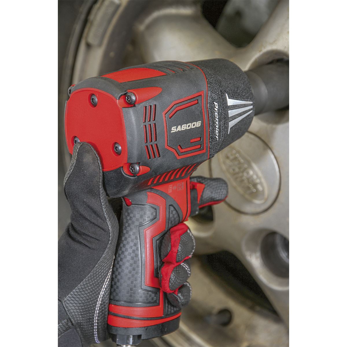 Sealey Composite Air Impact Wrench 1/2"D Twin Hammer 1050lb.ft 1428Nm SA6006