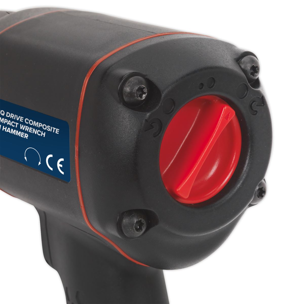 Sealey Air Impact Wrench 1/2" Drive Twin Hammer Torque 1320lb.ft 1789Nm SA6007
