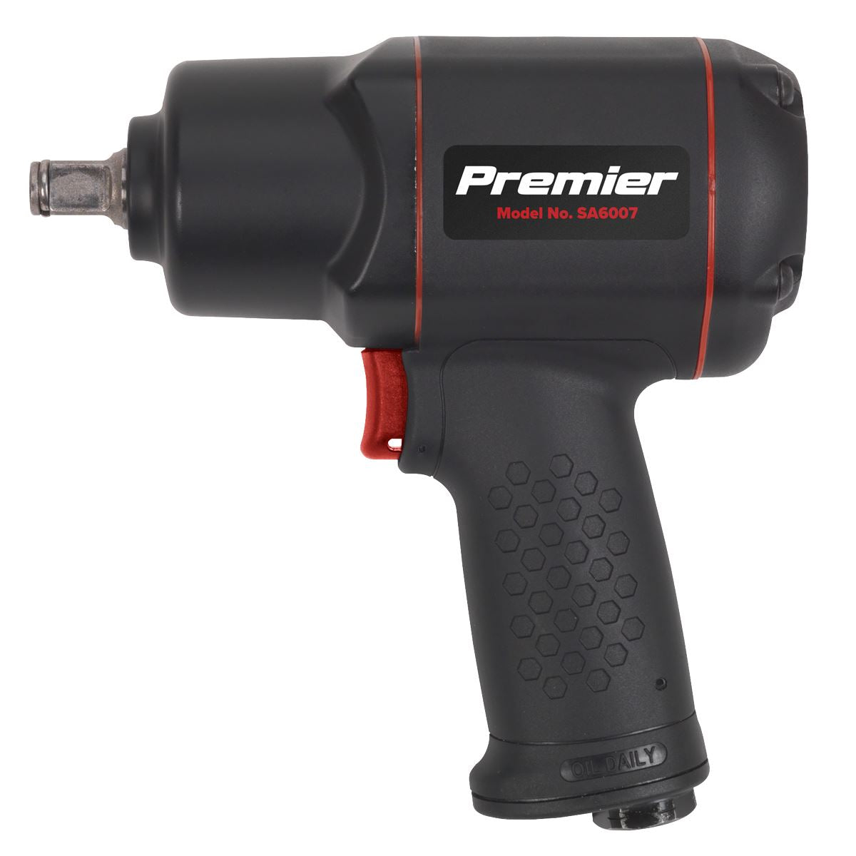 Sealey Air Impact Wrench 1/2" Drive Twin Hammer Torque 1320lb.ft 1789Nm SA6007