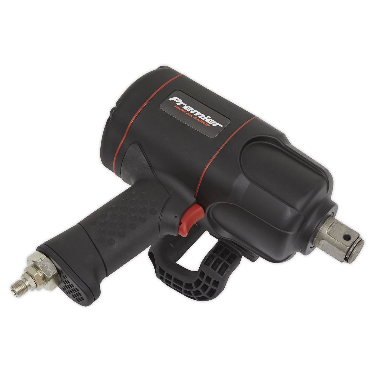 Sealey Air Impact Wrench 1"Sq Drive Twin Hammer Torque 2500lb.ft 3375Nm SA6008
